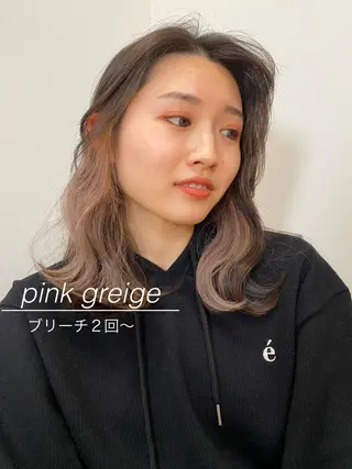 セミロング 小林 夢羽のヘアスタイル