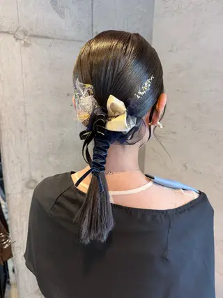 ヘアアレンジ はやしほのか| ヘアセット×カラーのヘアスタイル