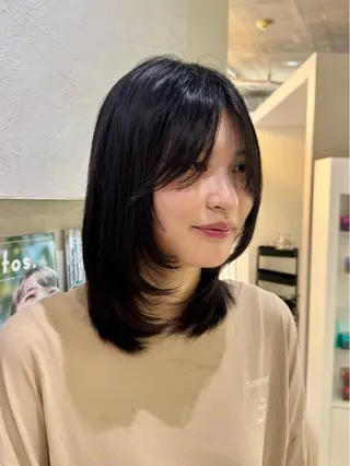 ミディアム [YUCCA] Junaのヘアスタイル
