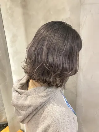 セミロング 新宿/顔周りカット +レイヤー=しずく♩のヘアスタイル