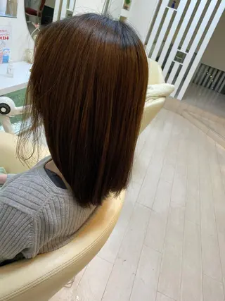 ミディアム おん眉美容師eMu✄ yuka‪🤍のヘアスタイル