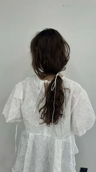 セミロング カラー 柚実/ローレイヤー/ 愛されナチュラル♥️のヘアスタイル