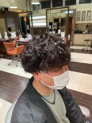 パーマ メンズ 成田で1番お悩み解決 の髪へ導くみつきのヘアスタイル