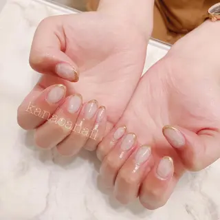 ネイル 地爪育成💅 kanaoanailのネイルデザイン