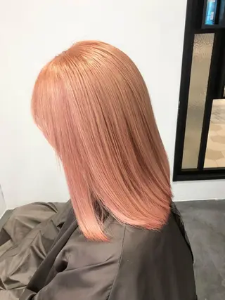 ミディアム カラー LOOP hairのヘアスタイル