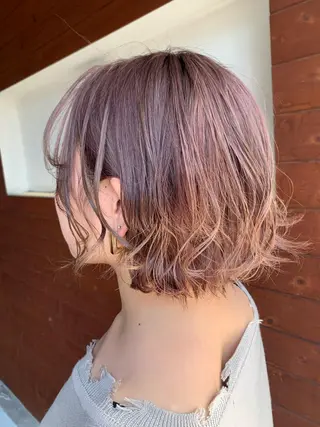 ショート カラー IORI #韓国ヘア#髪質改善のヘアスタイル