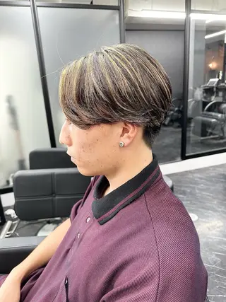ミディアム カラー メンズ メンズ特化/ マンツーマン/Ryuのヘアスタイル