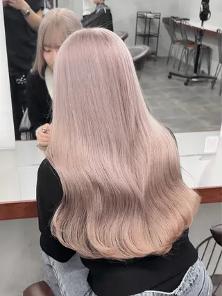 ロング カラー 似合わせカット/ ハイトーン/aoiのヘアスタイル