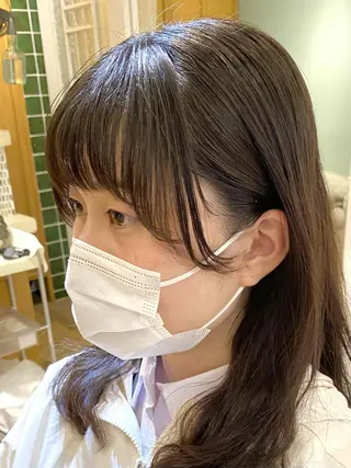 ミディアム カラー 前田 裕介のヘアスタイル