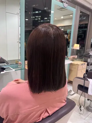 ミディアム カラー 🤍ちなみ 🤍のヘアスタイル