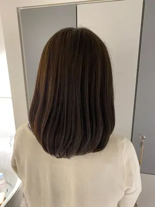 ミディアム カラー 健太郎 髪質改善/透明感のヘアスタイル