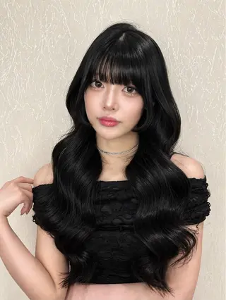 ロング Mimi♡/透明感 /ワンホンレイヤーのヘアスタイル