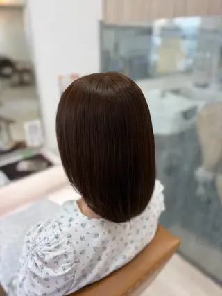 セミロング カラー あいみ ♬.*ﾟのヘアスタイル
