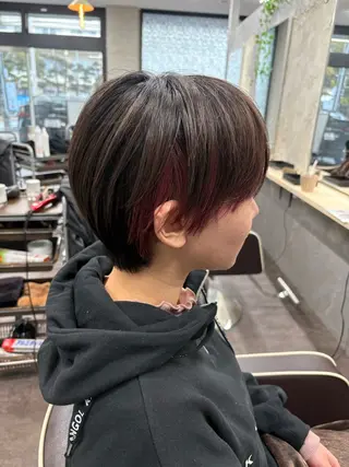 ショート カラー 高久 翔大のヘアスタイル