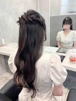 ロング 加藤 碧唯のヘアスタイル