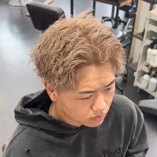 カラー メンズ ⭐️フウタ⭐️/郡山 /透明感カラーのヘアスタイル