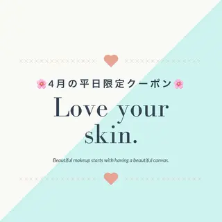 ミディアム カラー パーマ ヘアアレンジ キッズ ネイル マツエク・マツパ EnsorClair 代表 野口真央のエステ・リラクイメージ
