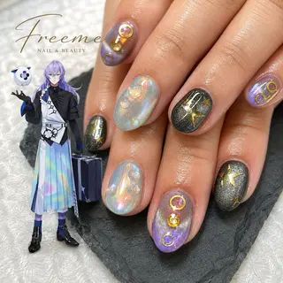 ネイル 🌿FREEME 🗽アビ🌿のネイルデザイン