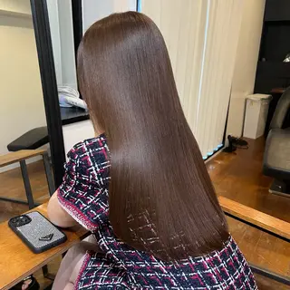 ロング カラー 顔まわりカット✨艶髪 ✨髪質改善✨伴響佳のヘアスタイル