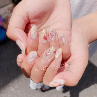 ネイル 地爪育成💅 kanaoanailのネイルデザイン