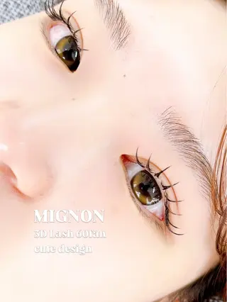 マツエク・マツパ MIGNON 冨田　当日予約のみのマツエク・マツパデザイン