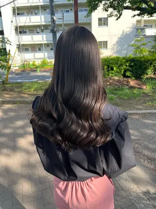 ロング カラー 🪽髪質改善縮毛矯正 🤍MIU🤍のヘアスタイル