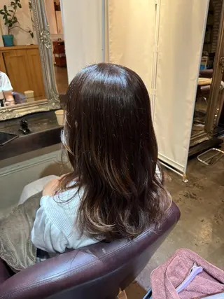 セミロング レイヤー/似合わせ ユイハ🎀のヘアスタイル