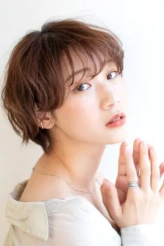 カラー パーマ ショート 【ヘアケア特化型】 newi天王寺のヘアスタイル