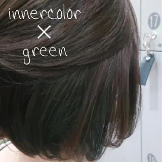 ミディアム カラー たき  あいみのヘアスタイル