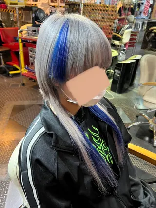 ミディアム カラー ヘアアレンジ メンズ KOYA ｺﾔのヘアスタイル