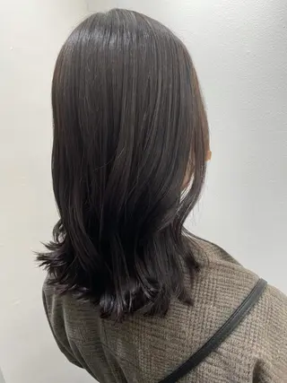 ロング カラー 大人ボブと似合 わせカラー/馬場 翼のヘアスタイル