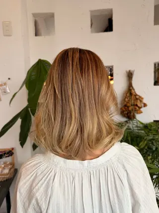 カラー 🌸小掛🌸 豊橋外国人風カラーのヘアスタイル