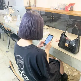 ショート カラー ヘアアレンジ 🎀暖色カラー🎀 ♡yurika♡のヘアスタイル