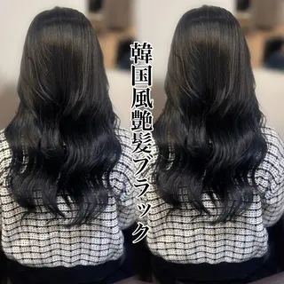 セミロング カラー The Ect Q'n🍑MOMOのヘアスタイル