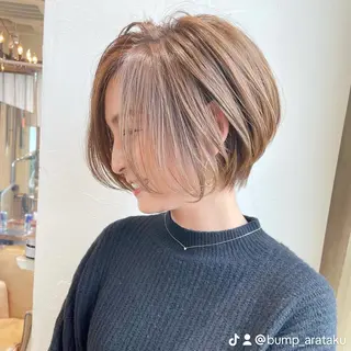 ショート カラー 表参道/ショート特化 /似合わせ/荒砂のヘアスタイル