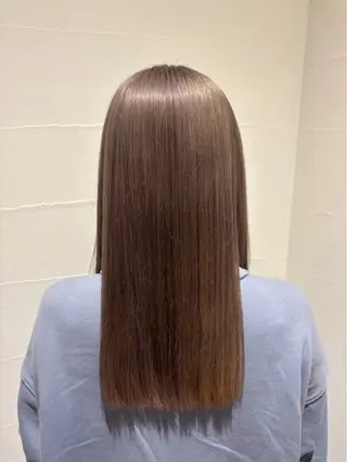ロング カラー 前田 陽菜のヘアスタイル