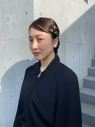 セミロング 佐伯 和佳のヘアスタイル