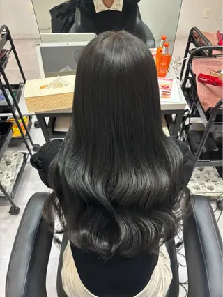 ロング カラー 赤み消し透明感🤍 髪質改善🌙/伽音のヘアスタイル