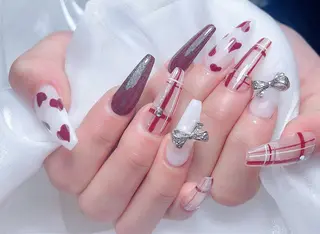 ネイル M🌷nail 長さだし専門店のネイルデザイン