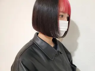 ショート パル__レイヤー/パ ーマ/デザインカラーのヘアスタイル