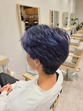 カラー メンズ 😈川口 海人😈のヘアスタイル
