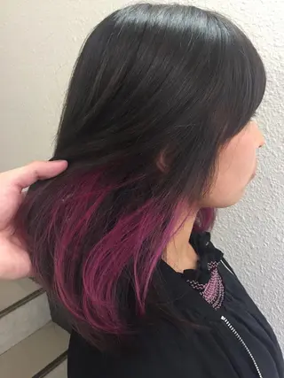 セミロング カラー パーマ ヘアアレンジ メンズ キッズ ネイル マツエク・マツパ 新宿/髪質改善/ 美髪矯正✨浅江通友のヘアスタイル