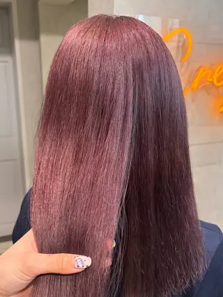 ミディアム カラー 透明感カラー🫧🎀 まりなのヘアスタイル
