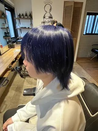 カラー メンズ 清水 men'sパーマ特化のヘアスタイル