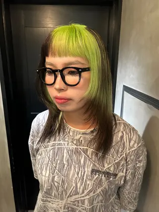 ミディアム カラー デザイン/アレンジ ❤︎イシイレイのヘアスタイル