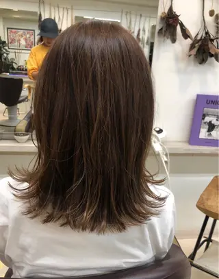 ミディアム Moca 〰️のヘアスタイル