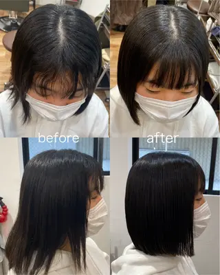 ミディアム 熊崎 未来のヘアスタイル
