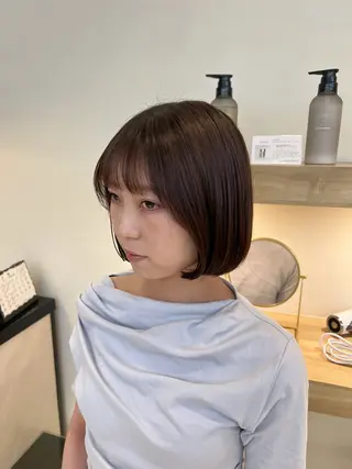 ショート カラー 💚似合わせレイヤ ー🎀💚 ちえのヘアスタイル