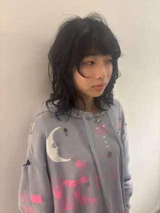 ミディアム 山本 あのんのヘアスタイル