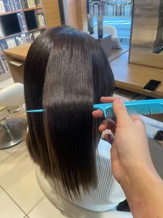 セミロング 渡辺 美菜のヘアスタイル